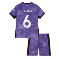 Billiga Liverpool Thiago Alcantara #6 Barnkläder Tredje fotbollskläder till baby 2023-24 Kortärmad (+ Korta byxor)
